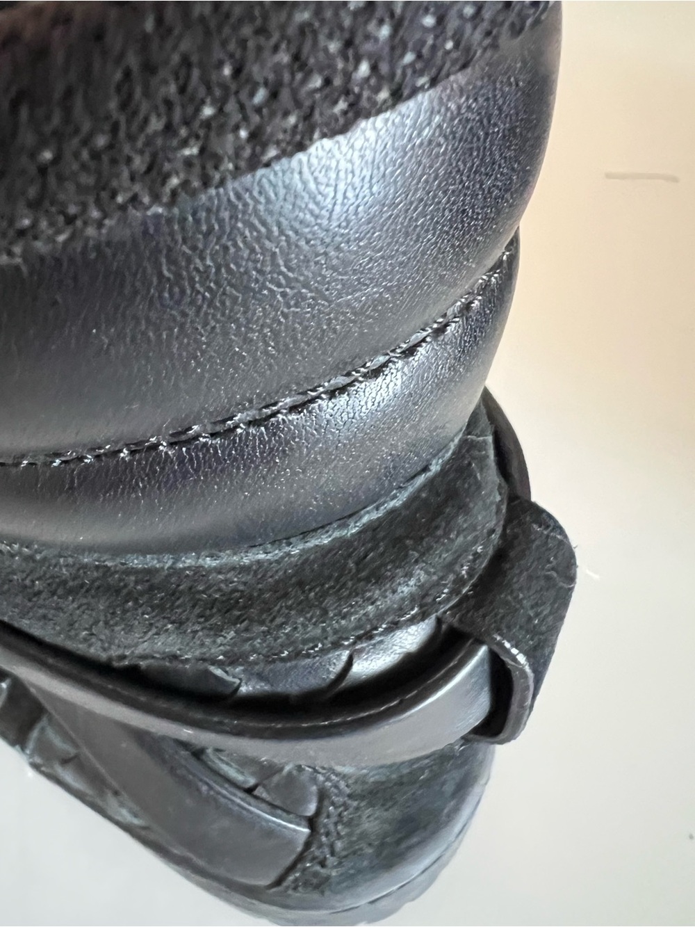 BOTTEGA VENETA Intrecciato High Top Luxury Sneaker Italy 41.5 Men 9 Women 11 - Picture 12 of 13